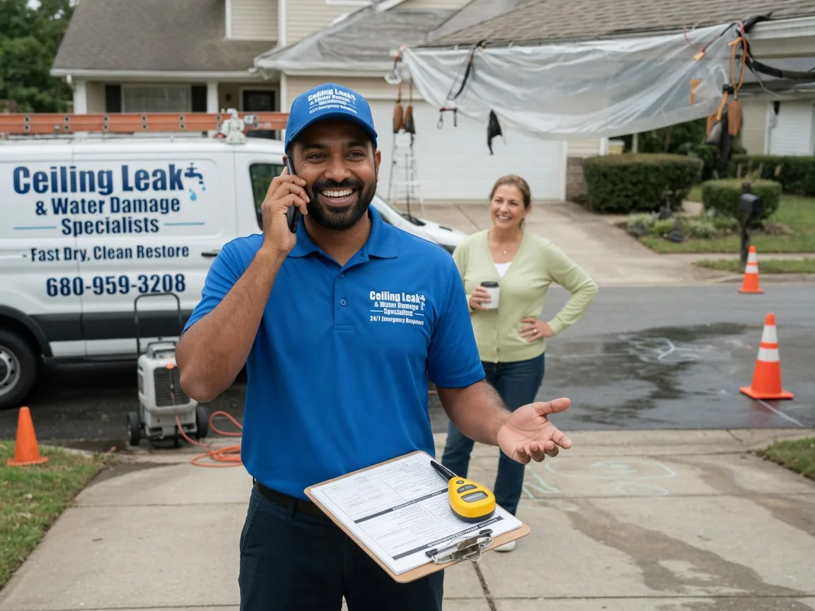 Ceiling Leak Cleanup Greenville, UT FAQs